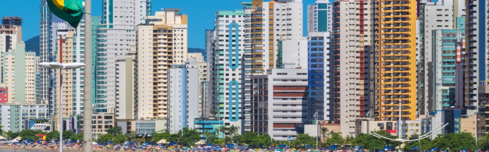 Vista oficial de la costa urbana de Balneário Camboriú
